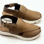 Peshawari Chappal with Sneaker Sole (Earth Brown)
